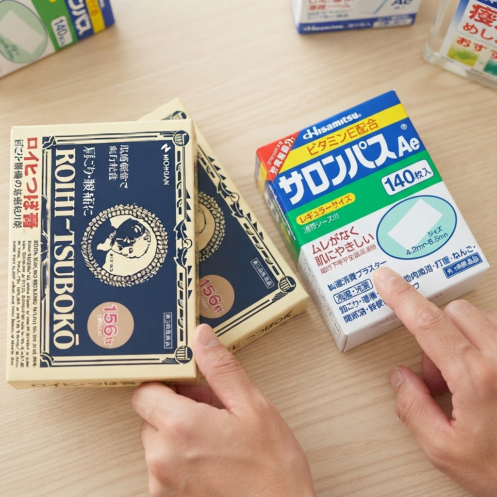 일본 파스 직구, 어떤 종류를 골라야 할까?