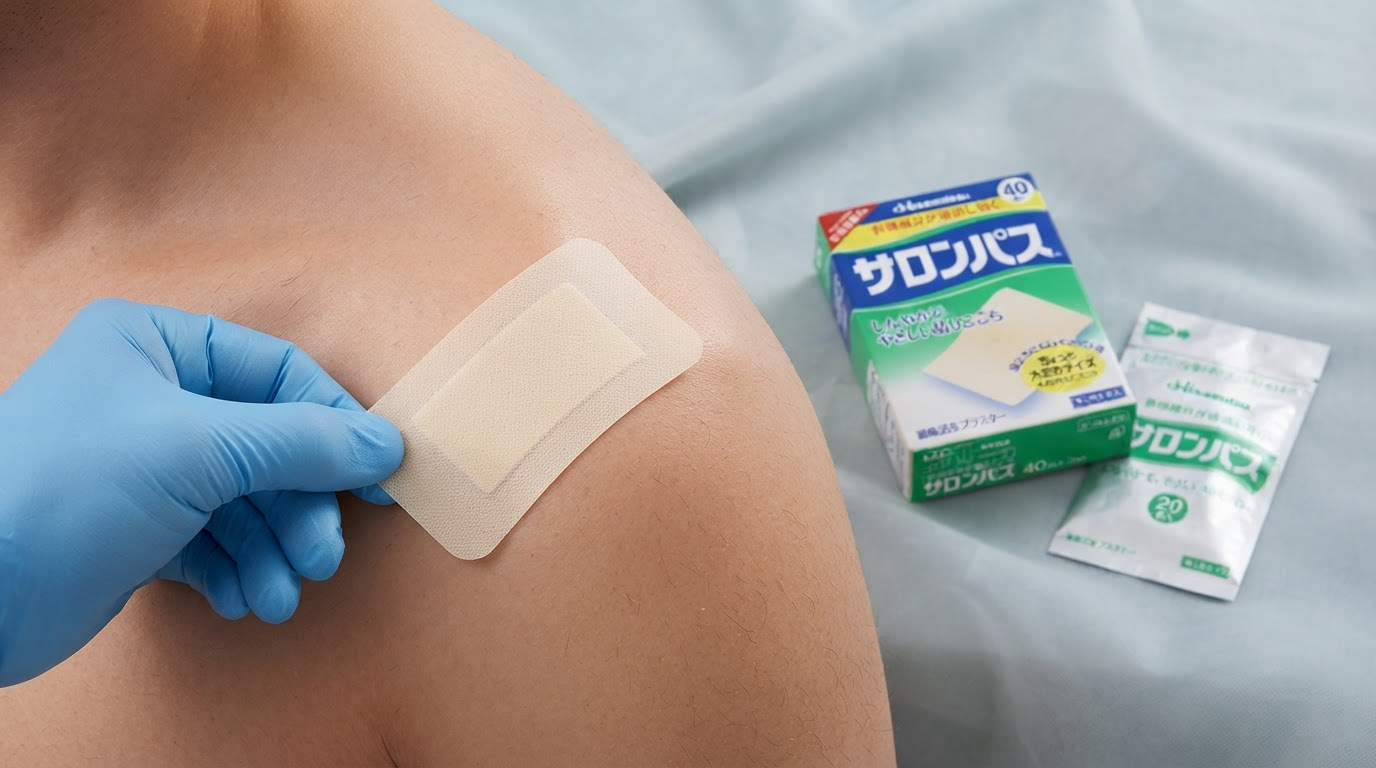샤론파스 사용 전 피부의 땀과 물기 제거가 중요한 이유와 올바른 부착법